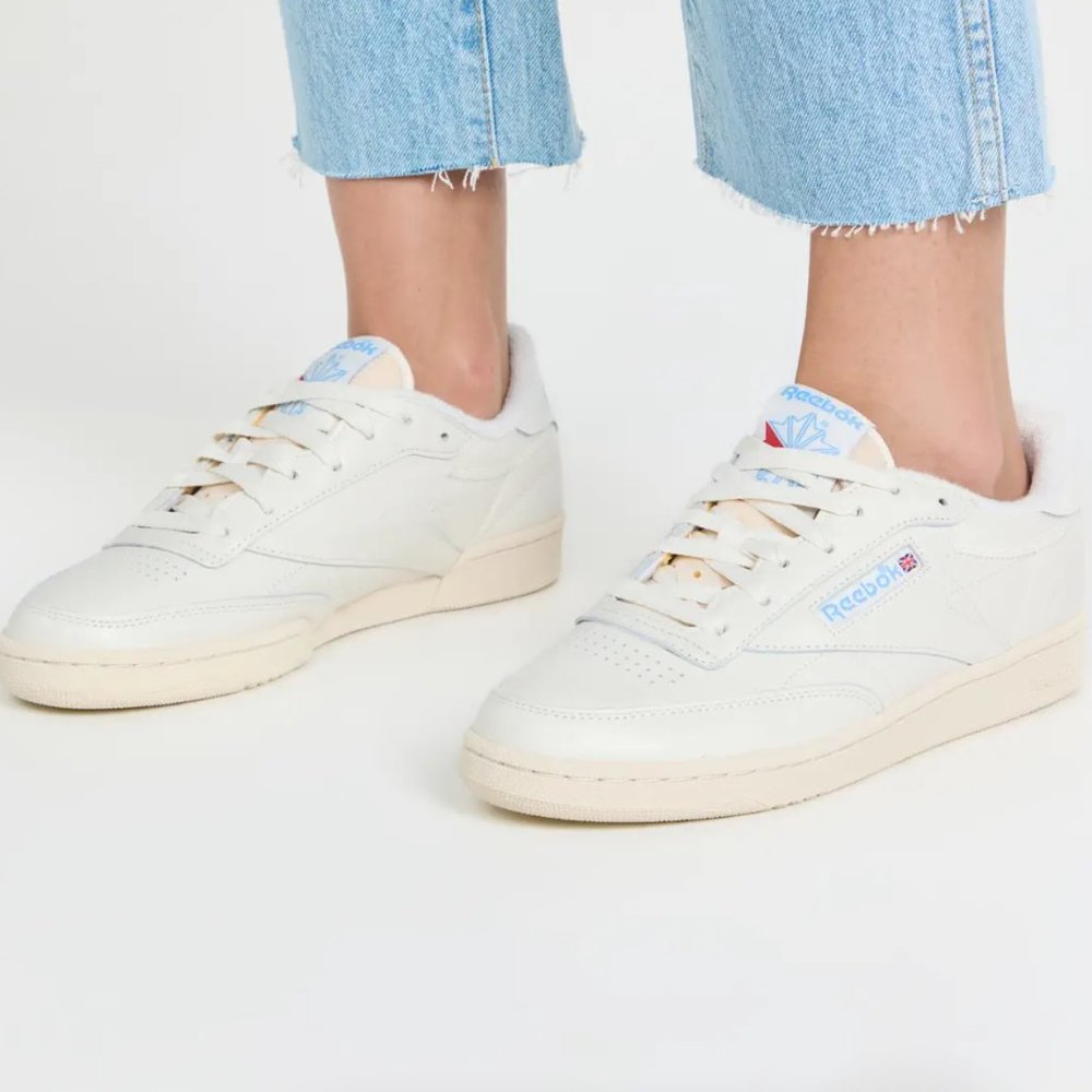 Reebok Sneakers Classics Club C 85 Chalk/Alabaster/Sky Blue Size 8